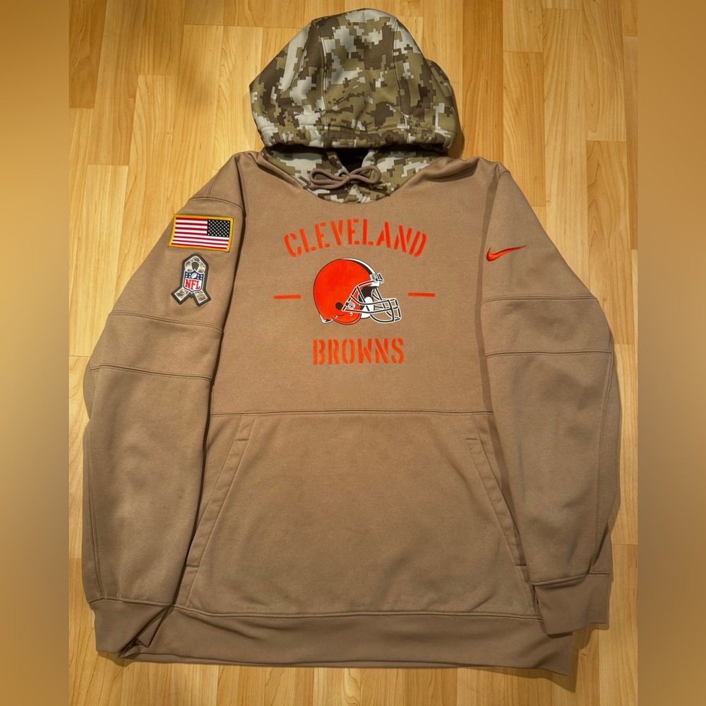 Nike Cleveland Browns Salute to Service NFL Hoodie Sweatshirt XL USA
